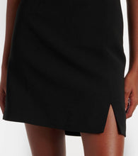 Self-Portrait Bow-detail off-shoulder cr√É¬™pe minidress