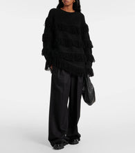 Lisa Yang Fringed cashmere-blend sweater
