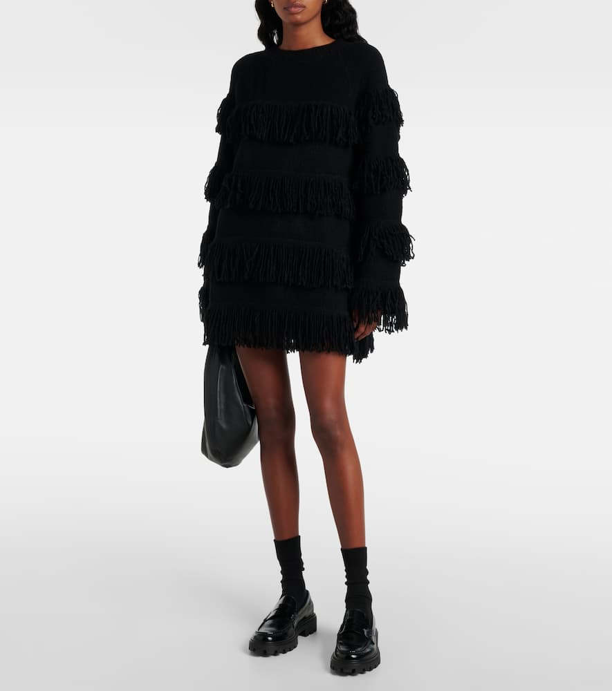 Lisa Yang Fringed cashmere-blend sweater