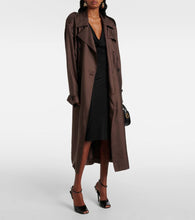 Saint Laurent La Scandale 110 patent leather sandals