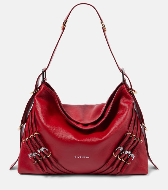 Givenchy Voyou Medium leather shoulder bag. Shop Givenchy Shoulder Bags for women now.