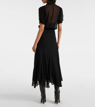 Polo Ralph Lauren Tie-neck georgette maxi dress