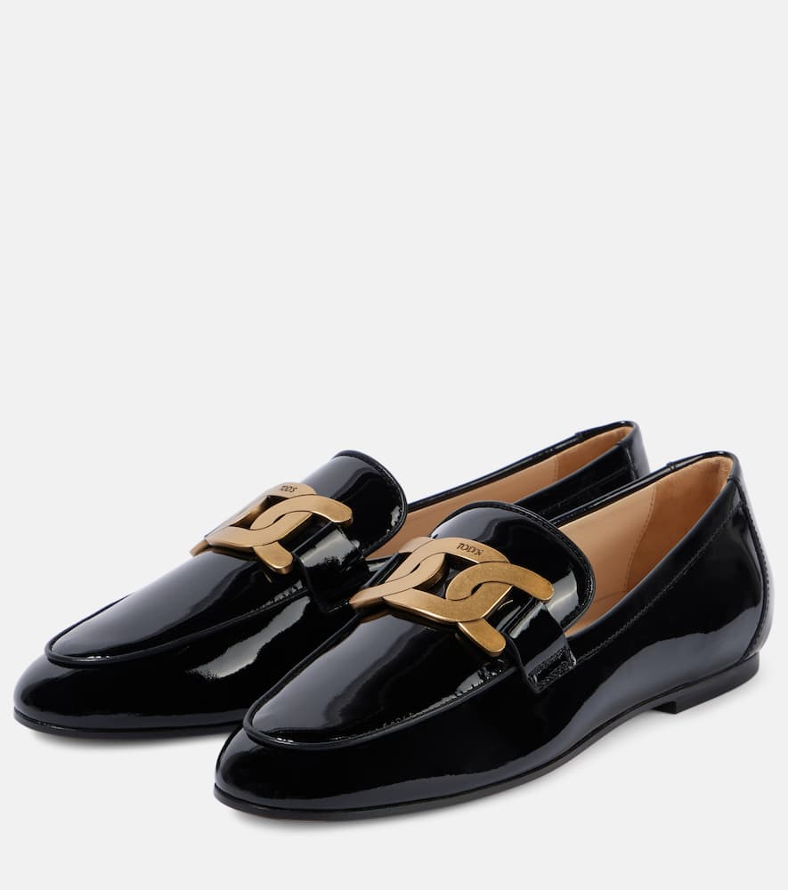 Tod's Kate patent leather loafers