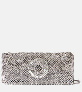 Aquazzura Crystal Hoop Small shoulder bag. Shop Aquazzura Clutches for women now.
