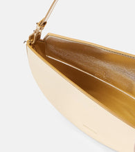 Aquazzura Purist Mini metallic leather shoulder bag