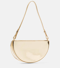 Aquazzura Purist Mini metallic leather shoulder bag