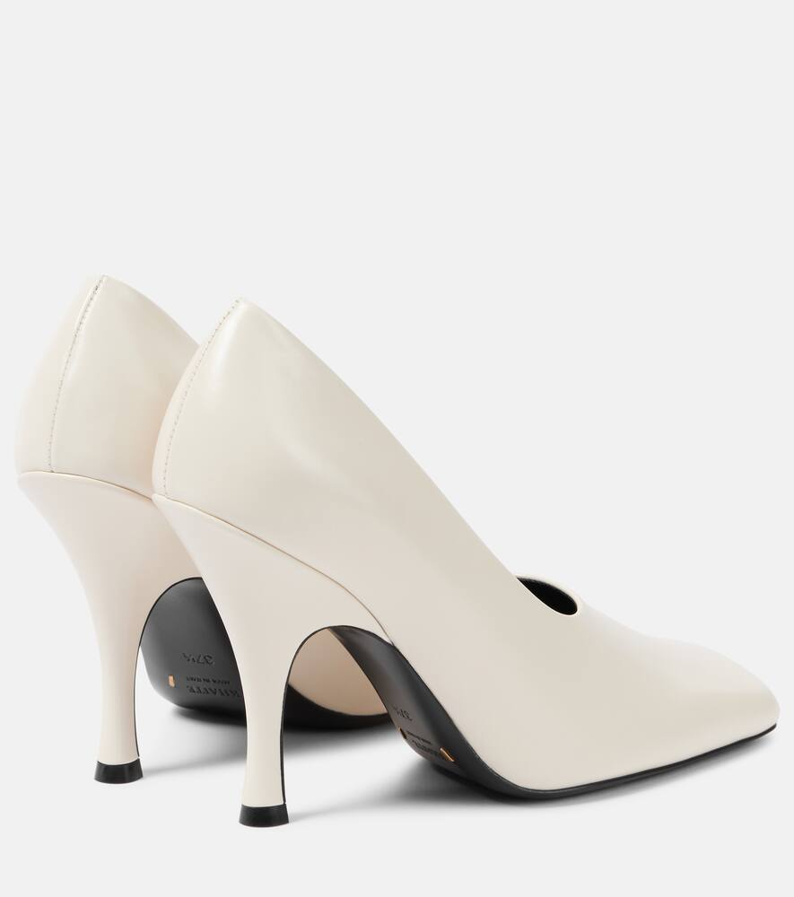 Khaite Eva leather pumps