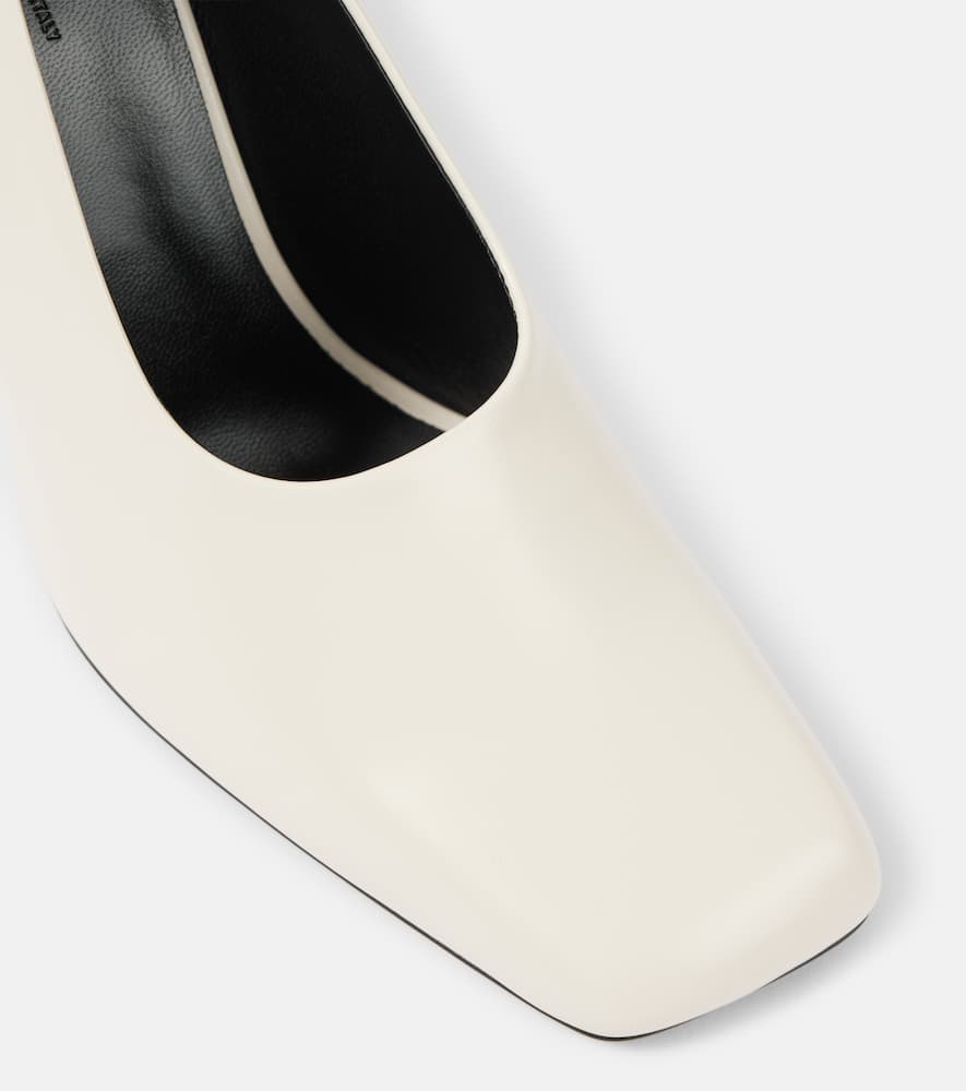 Khaite Eva leather pumps