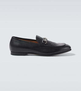 Gucci Horsebit GG debossed leather loafers