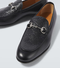 Gucci Horsebit GG debossed leather loafers