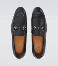 Gucci Horsebit GG debossed leather loafers