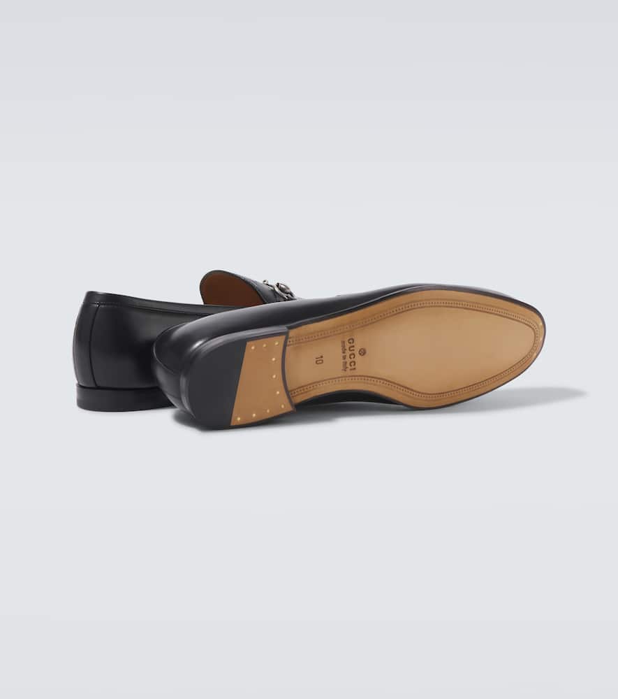 Gucci Horsebit GG debossed leather loafers