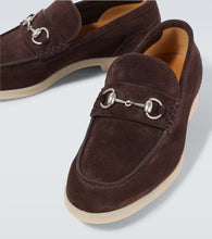 Gucci Horsebit suede loafers