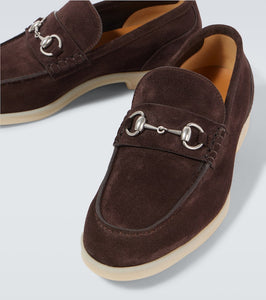 Gucci Horsebit suede loafers