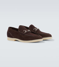 Gucci Horsebit suede loafers