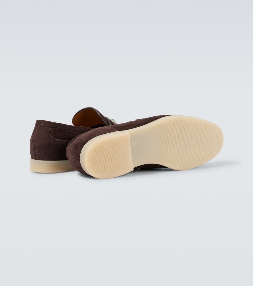 Gucci Horsebit suede loafers