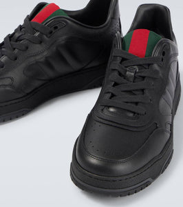 Gucci Gucci Re-Web leather sneakers
