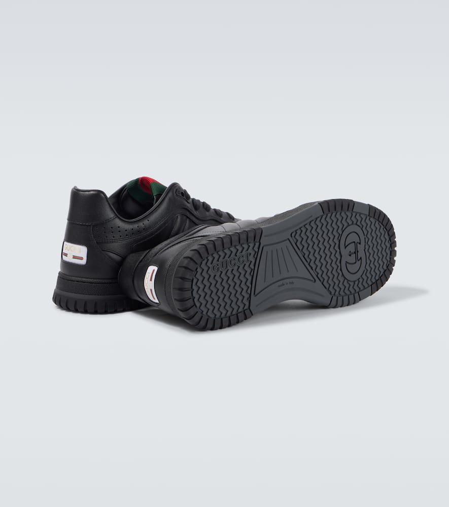Gucci Gucci Re-Web leather sneakers