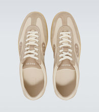 Gucci Interlocking G suede-trimmed sneakers