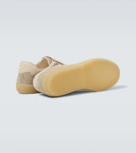 Gucci Interlocking G suede-trimmed sneakers
