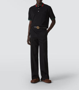 Gucci Horsebit GG suede clogs