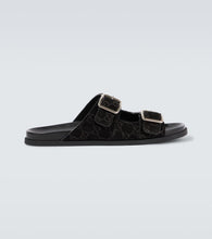 Gucci GG suede sandals