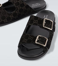 Gucci GG suede sandals