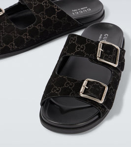 Gucci GG suede sandals