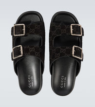 Gucci GG suede sandals