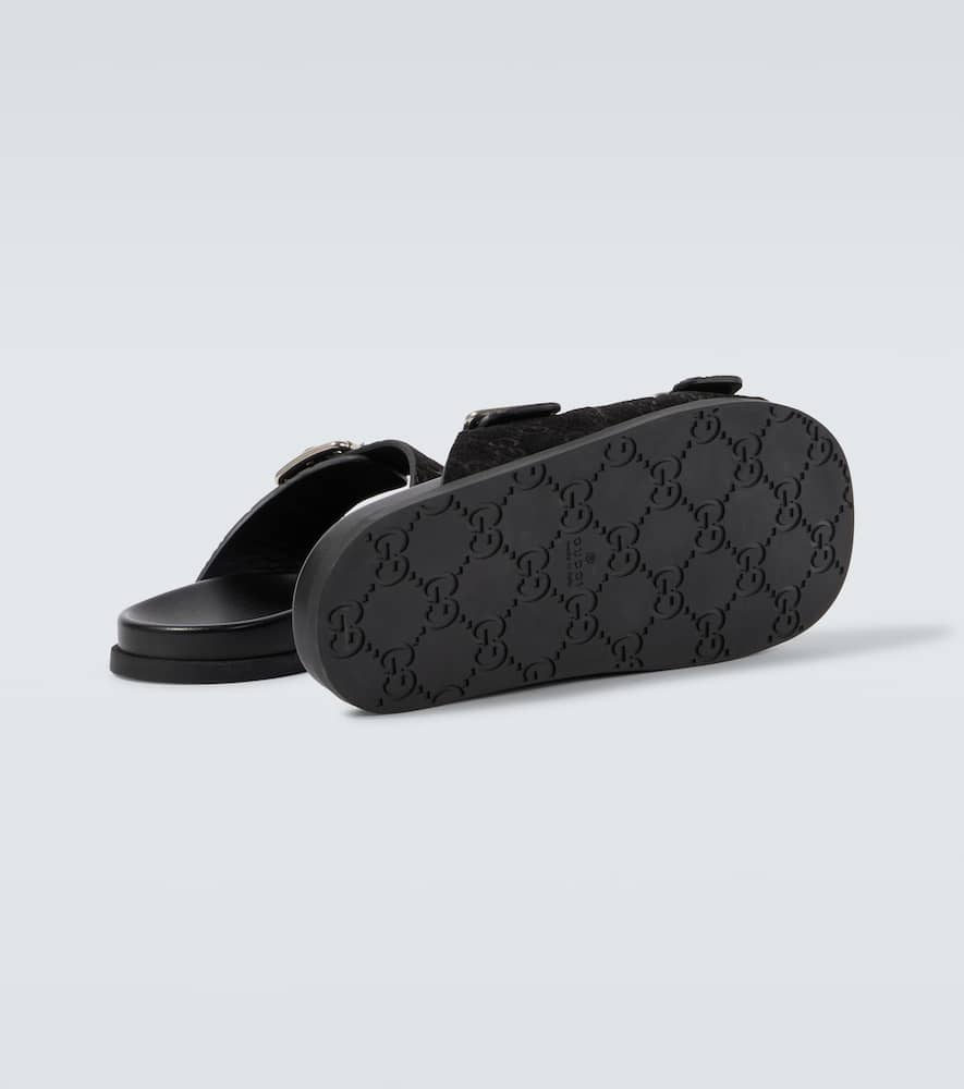 Gucci GG suede sandals