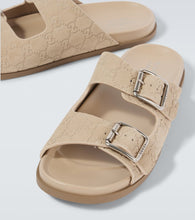 Gucci GG suede sandals
