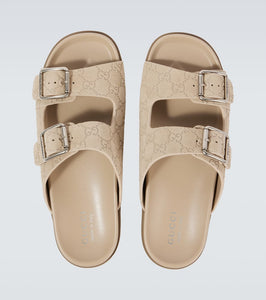 Gucci GG suede sandals