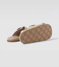 Gucci GG suede sandals