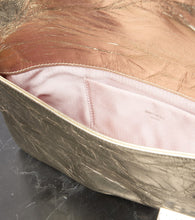 Jimmy Choo Zandra metallic leather clutch