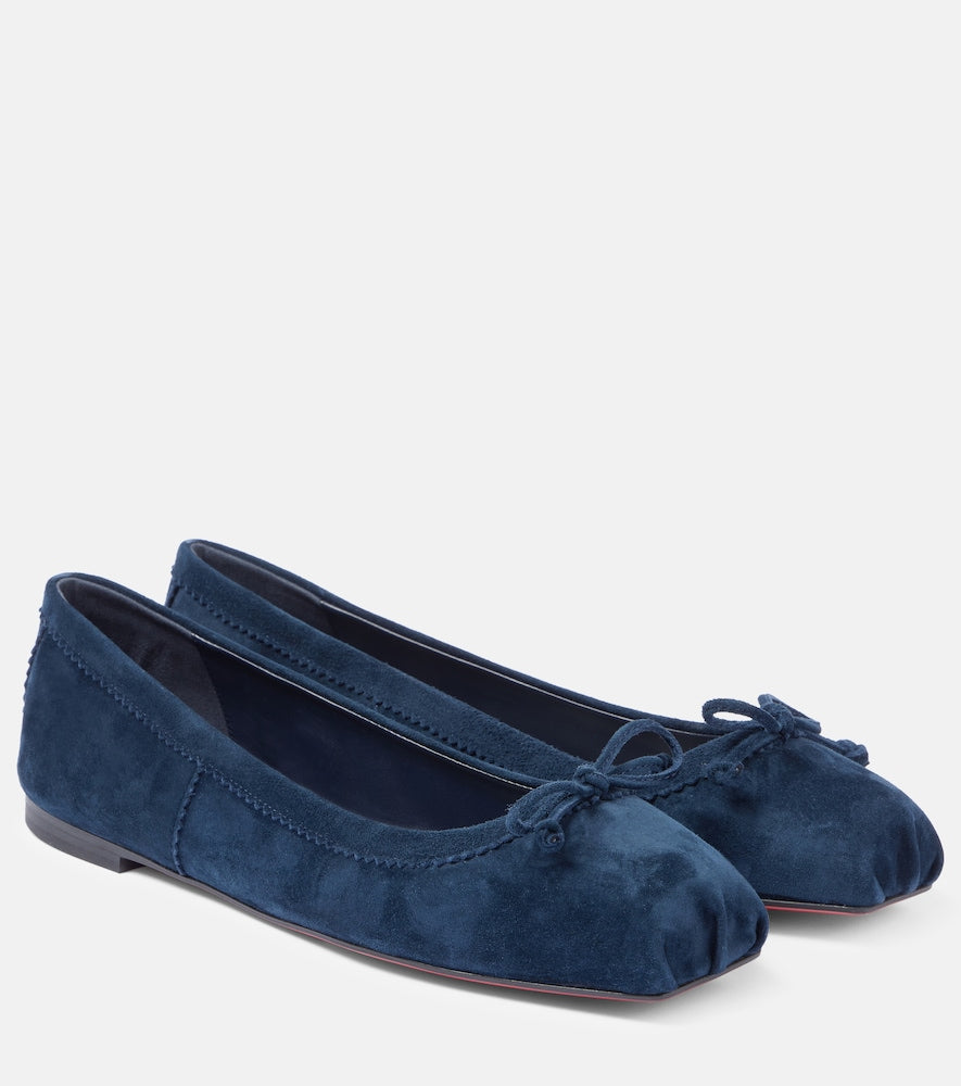 Christian Louboutin Mamadrague suede ballet flats in Blue - Ballerina Flats