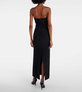 Khaite Yao strapless maxi dress