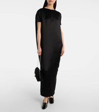 Khaite Webster satin maxi dress