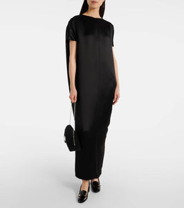 Khaite Webster satin maxi dress