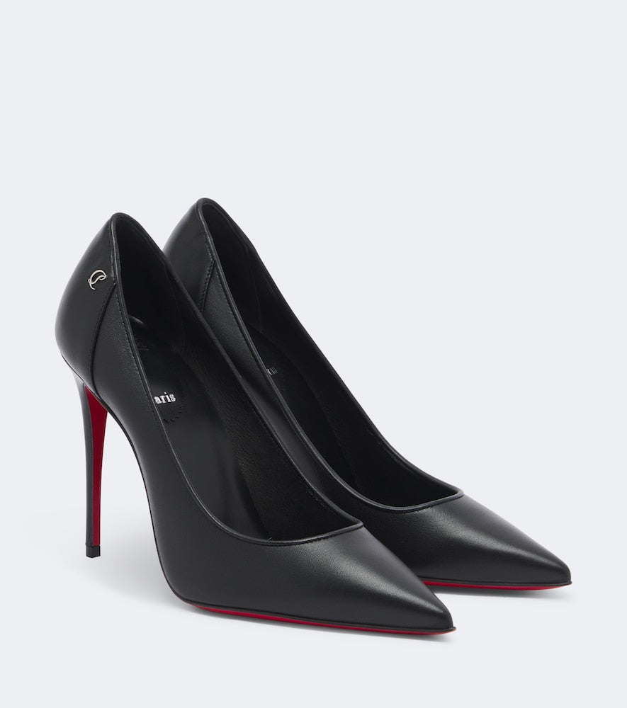 Christian Louboutin Sporty Kate 100 leather pumps (Black) - High-Heel Pumps