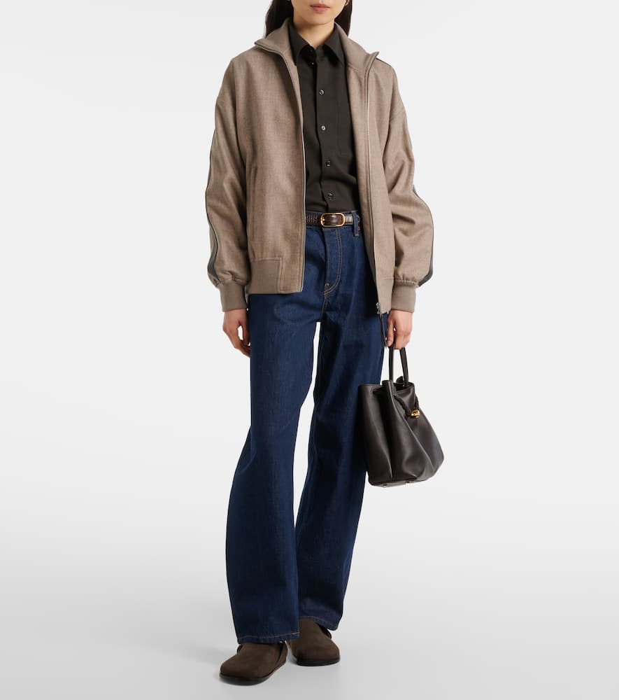 A.Emery Louis suede slingback flats