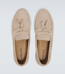 Frescobol Carioca Monta tassel suede loafers