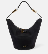 Alaia Small suede shoulder bag. Shop Alaia Shoulder Bags for women now.