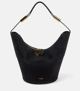 Alaia Small suede shoulder bag. Shop Alaia Shoulder Bags for women now.