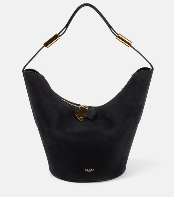 Alaia Small suede shoulder bag. Shop Alaia Shoulder Bags for women now.