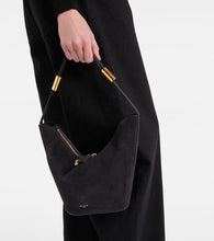 Alaia Small suede shoulder bag