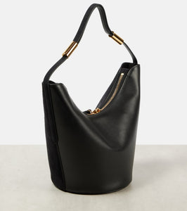 Alaia Small suede shoulder bag