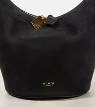 Alaia Small suede shoulder bag