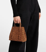 Alaia Mina 20 Vienne Wave leather tote bag