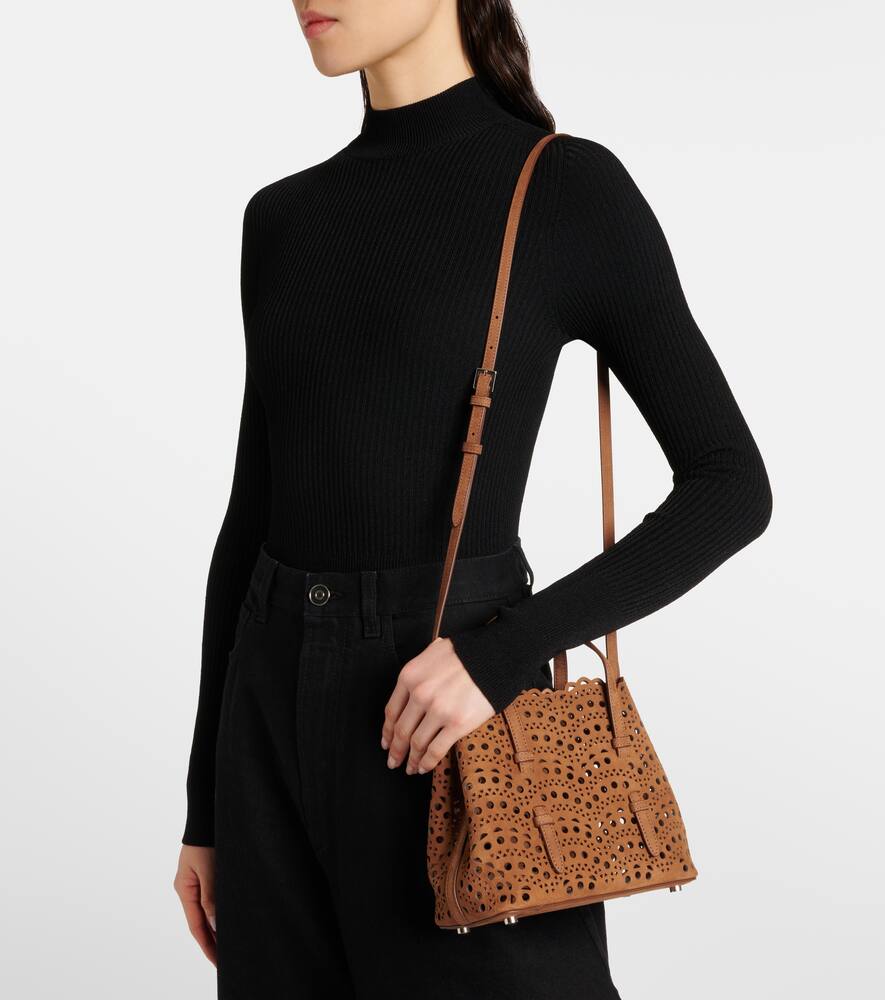 Alaia Mina 20 Vienne Wave leather tote bag