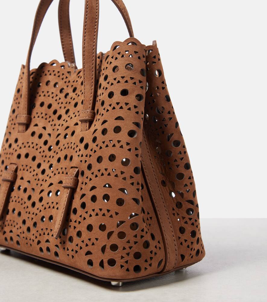 Alaia Mina 20 Vienne Wave leather tote bag